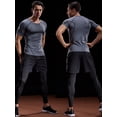 thumbnail image 5 of Camiseta de compresión 2025 para hombre, ropa deportiva de verano, camiseta para correr, camisetas deportivas elásticas de secado rápido, camisetas atléticas para entrenamiento en gimnasio para hombre, 5 of 5