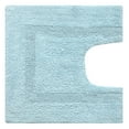 thumbnail image 4 of Fabstyles  Soft & Absorbent Reversible Cotton Bath Rug Set of 2 Blue, 4 of 5