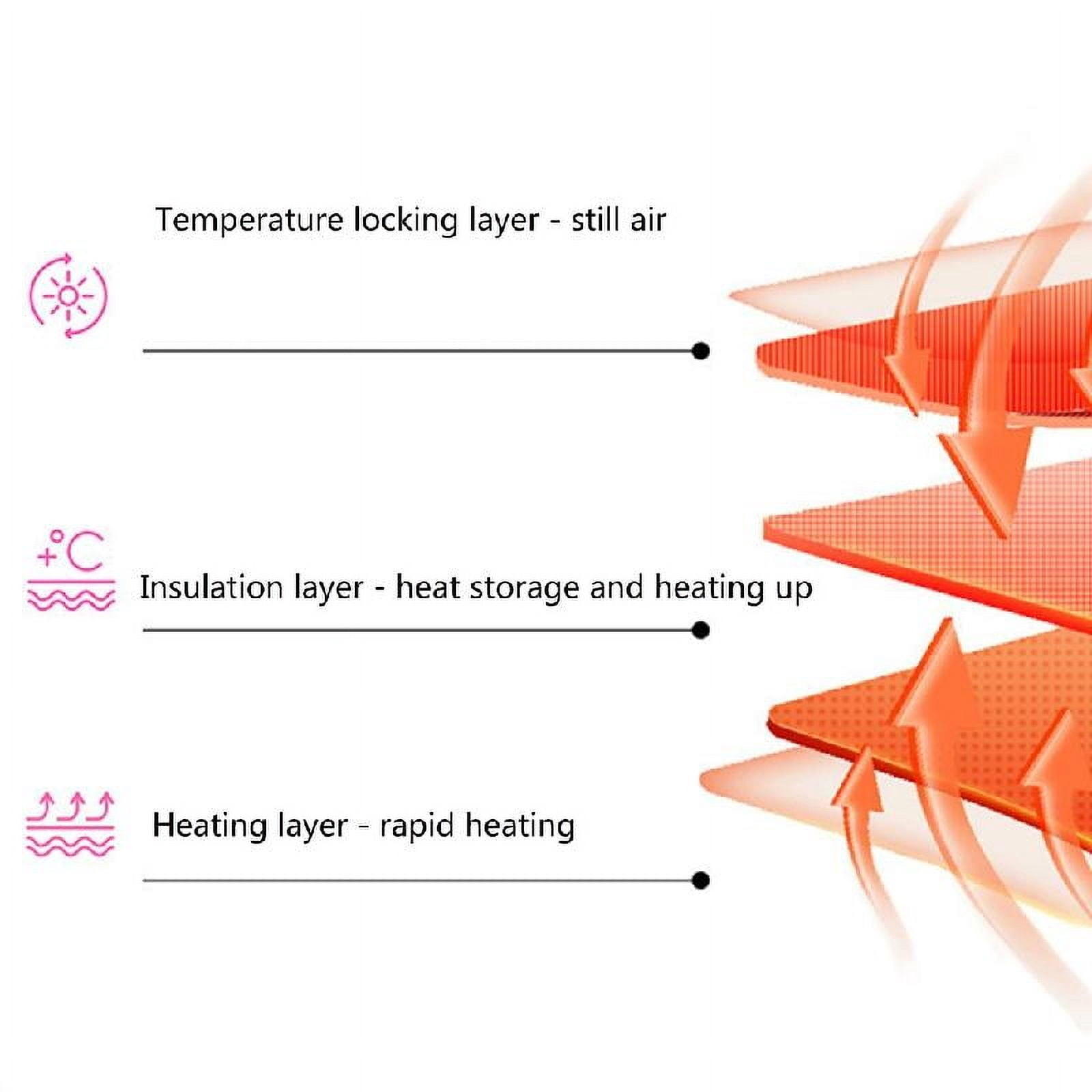 USB Electric Handwarmers Bag Heating Pad for Hands with 3 Heating Levels