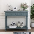 thumbnail image 2 of Harper & Bright Designs Console Table Sideboard Wooden Sofa Table with 2 Drawers and Bottom Shelf for Bedroom, 2 of 7