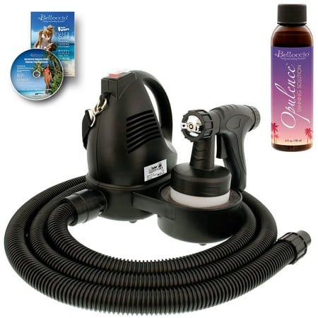 TURBO TAN PREMIUM Sunless Airbrush HVLP SPRAY TANNING SYSTEM & Opulence Solution