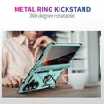 thumbnail image 4 of Designed for Samsung Galaxy Z Fold 7 5G Case, Military Grade Protective Phone Case Cover with Enhanced Metal Ring Kickstand [Support Magnet Car Mount] Compatible with Z Fold 7 5G, Greygreen, 4 of 7