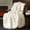 Cream White, variant on Amelie Home Faux Rabbit Fur Throw Blanket – Soft Plush Bubble Texture for Couch or Bed