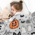 thumbnail image 4 of Halloween Throw Blanket 50" x 60" - Soft Flannel Blanket, Cozy Plush for Couch, Sofa & Bed, Fall Winter Decor, for Kids & Adults, 4 of 5