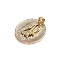 thumbnail image 6 of 14K Yellow Gold 3D medical stethoscope doctor nurse Pendant Fine Jewelry 1g, 6 of 12