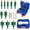 5/8''-2-5/64''(12PCS), variant on 12 count TCT Hole Kit with Drill Bits,5/8''to 2-5/64'' Tungsten Carbide Hole Set for Stainless Steel,Iron,, Metal