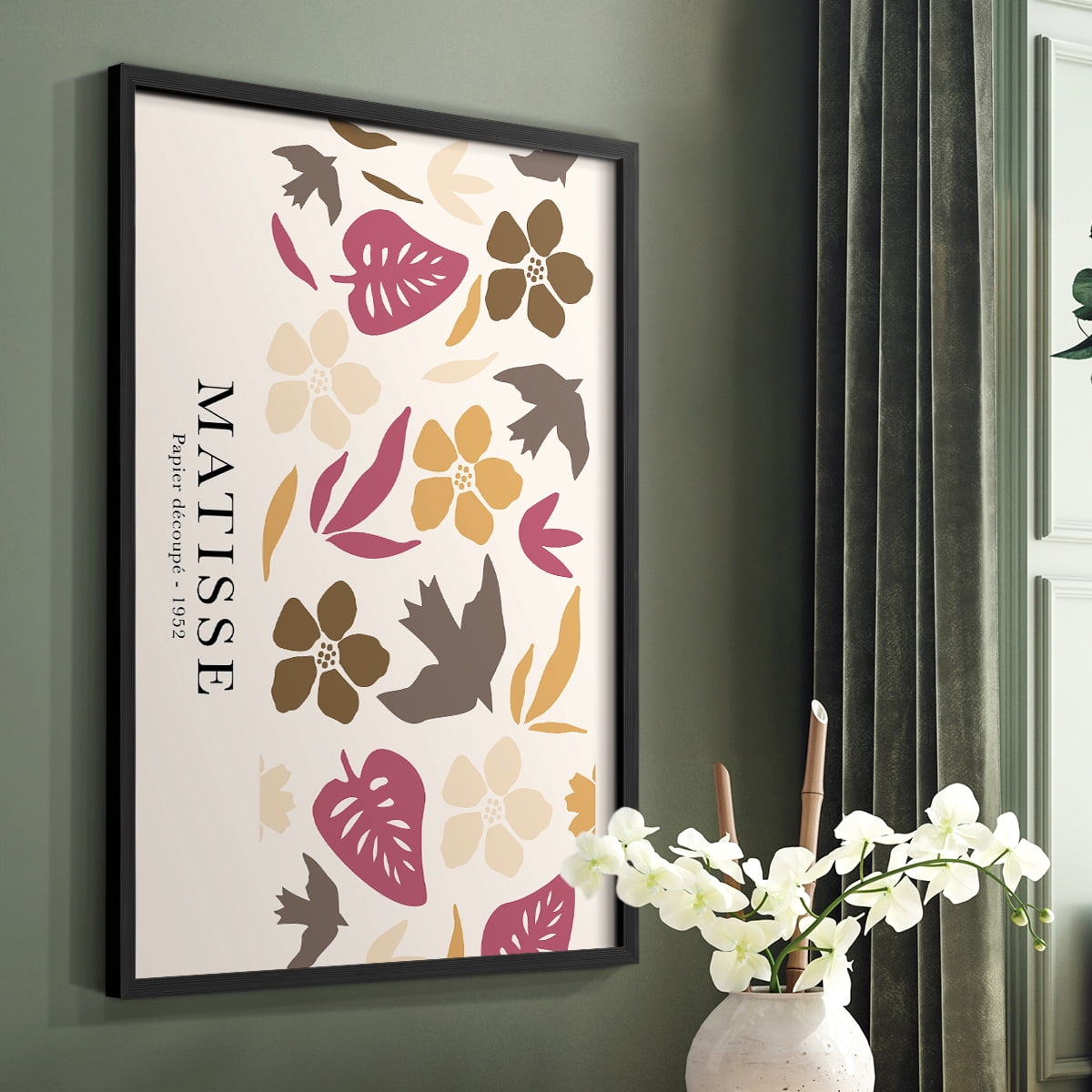 Matisse CCLVI in Solid Wood 11 x 14 Framed Print