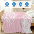 thumbnail image 4 of Coral Pink Cooling Blanket,Lightweight Breathable Summer Throw Blanket with Double Sided Cold Effect,Coastal White Ocean Marine Nautical Beach Picnic Blankets Bed Sheet for Hot Sleepers 50"x60", 4 of 8