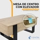thumbnail image 4 of Mesa de centro elevable minimalista de madera, 4 of 8