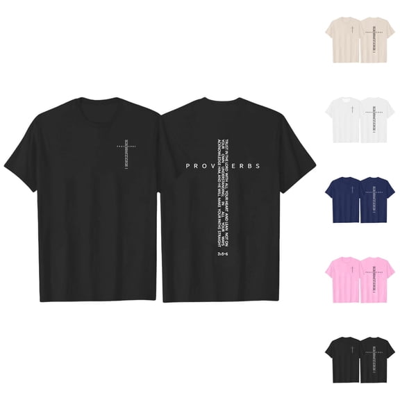 Christian T Shirts for Women Summer Casual Short Sleeve Crewneck Bible Verse Graphic Tshirts Womens Tees