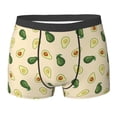 thumbnail image 6 of Men's Boxer Briefs, Cute Avocado Soft Comfy Mens Underwear Boxer Briefs Breathable With Widen Waist, 6 of 7
