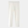 thumbnail image 3 of Zshosam Pants for Girls Kids Girls Leggings for School Uniform Sports or Play Perfect for Girls Clothing Size 6T,(White 6 Years), 3 of 3