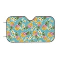 thumbnail image 7 of Balery Cute Pineapples Print Car Windshield Sun Shade,Windshield Sunshade for Car Pickup Truck SUV Accessories-Small, 7 of 7