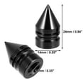 thumbnail image 4 of Unique Bargains 4 Pcs Black Car Tire Dustproof Caps Motorcycles Tower Shape Air Valve Cover for Wheel, 4 of 7