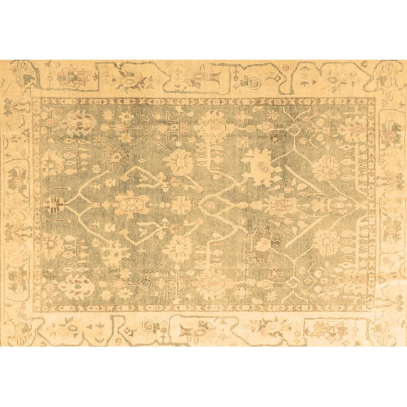 Ahgly Company Indoor Rectangle Oriental Brown Traditional Area Rugs, 2' x 4'
