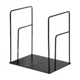 thumbnail image 1 of LCXmlly Sturdy Book Stand Simple Desktop Reading Book Holder Hollow Metal Book Clip Stand for Office Desktop Storage Student Learning 1 Pair, 1 of 9