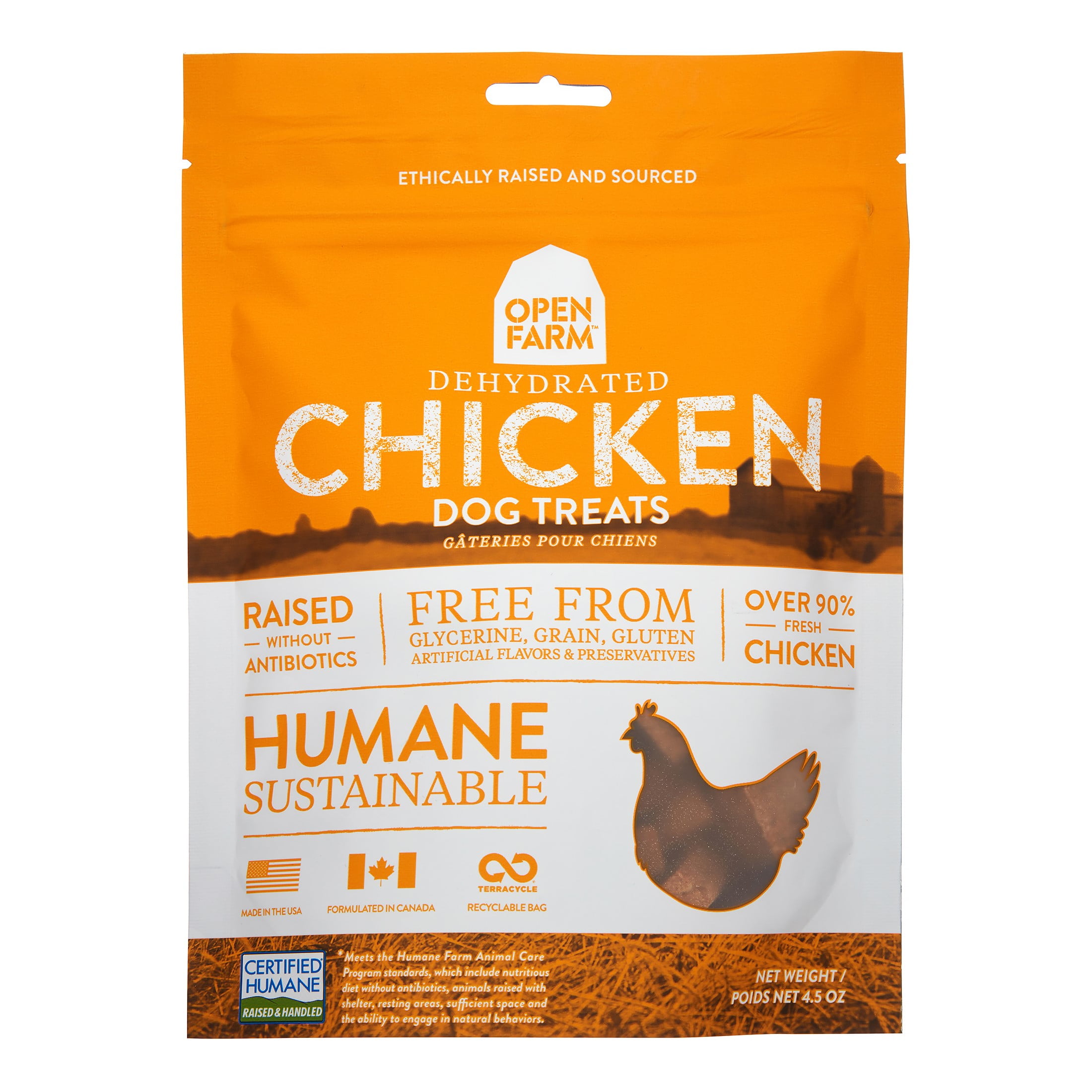 Open Farm GrainFree Chicken Dehydrated Dog Treats, 4.5 oz. Walmart
