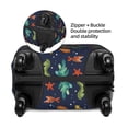 thumbnail image 6 of Uemuo Shells and Seaweed Printed Washable Luggage Cover - Fashion Suitcase Protector Fits 18-32 Inch Luggage -X-Large, 6 of 9