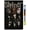 Premium Poster & Clip Bundle, variant on Slipknot - Masks 08 Wall Poster, 22.375" x 34"