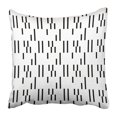 thumbnail image 1 of BSDHOME Black Geometric Line White Abstract Diagonal Graphic Modern Regular Shape Simple Pillow Case Cushion Cover 18x18 inch, 1 of 1