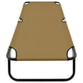 thumbnail image 5 of vidaXL Patio Lounge Chair Folding Sunlounger Outdoor Sunbed for Poolside Steel, 5 of 74