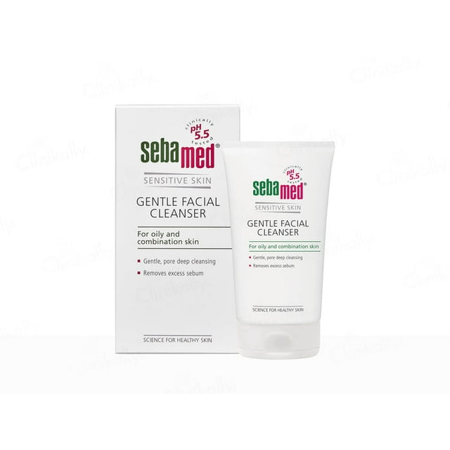 Sebamed Gentle Facial Cleanser For Oily & Combination Skin,150ml Each (Pck of 2)