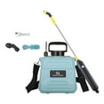 thumbnail image 2 of Lawn Garden Electric Sprayer with Shoulder Strap Single Button Versatile Portable Telescopic Rod for Gardening Cleaning 5 Liters Blue, 2 of 9
