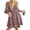 Red, variant on BTFBM Womens Long Sleeve Dress Summer Vacation Square Neck Smocked Floral Mini Boho Spring Wedding Guest Dresses