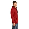 thumbnail image 3 of District Young Mens The Concert Fleece Hoodie-4XL (New Red), 3 of 6