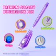 thumbnail image 4 of Juego de bolígrafos de tinta invisible JIMMIDDA, 8 piezas, juguete para niños con luz UV, 4 of 7