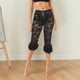 thumbnail image 2 of Pantalones cortos sexy de encaje con aberturas para mujer - Diseño transparente, talle bajo, cintura elástica - Conjunto veraniego para chicas sexys, 2 of 8