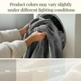 thumbnail image 6 of U by Bedsure Fleece Blanket Queen Blanket Cream, 260GSM Soft Lightweight Plush Fuzzy Cozy, 89X89 inches, 6 of 6