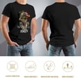 thumbnail image 5 of The Devil Saw Me With My Head Down Fly Men's Cotton Short Sleeve HD Print Tee for Casual T-Shirt Crew Neck Top Black L, 5 of 7