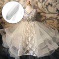 thumbnail image 3 of Crinoline Cheveux Tressés Décorations de Mariage Robe Blanche 2cm, 3 of 9