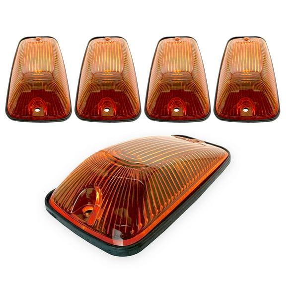 5 Amber Roof Running Light Replacements for 1988 - 2002 Chevrolet GMC Trucks
