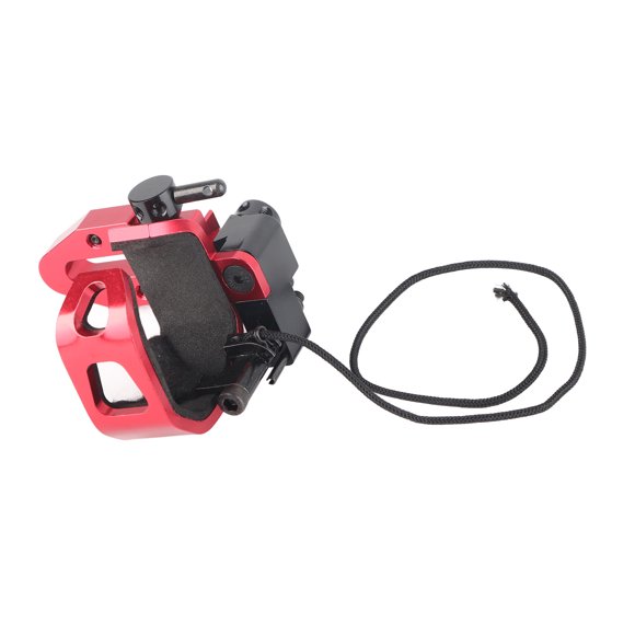 Smackdown Click Rest, Clear Scale Aluminum Alloy Y Fork Protector Smackdown Lockup Rest for Compound Bow Black,Red