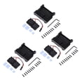 thumbnail image 1 of 3X para Raspberry Pi 4 Carcasa de Aluminio con Doble Ventilador Ventilador Carcasa Metálica Caja Negra, 1 of 5