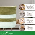 thumbnail image 4 of Planterist Cesta Organizadora Chica Tejida – Algodón Lavable, Plegable y Portable – Multiusos 19.5x17.5 cm para Almacenaje, Decoración y Ropa Sucia (Pátzcuaro), 4 of 9