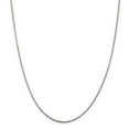 thumbnail image 1 of Sterling Silver 1.5mm Diamond-cut Rope Chain (Weight: 3.3 Grams, Length: 22 Inches), 1 of 4