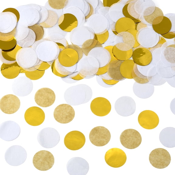 1set 50G Paper Table Scatter Confetti for Party Decorations Round golden 26x0.02mm DIY