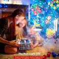 thumbnail image 3 of Christmas Projector Lights Outdoor, Waterproof 2-in-1 Holiday Decorations Projection Lamp (10 Ocean Wave & 160 Patterns) with Remo, 3 of 9
