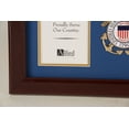 thumbnail image 4 of Allied Frame US Coast Guard Medallion Double Picture Frame - Two 4 x 6 Photo Openings, 4 of 4