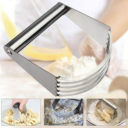 Automatic Dough - 5 Sturdy Stainless Steel Dough Blender Blades Pastry Cutter Cake Bread Cream Cutter for Kitchen Use
