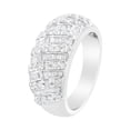 thumbnail image 4 of 14kt White Gold 1 1/2ct TDW Diamond Modern Band Ring (H-I,SI1-SI2), 4 of 7