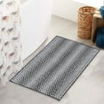 thumbnail image 4 of Popular Pick SSZMDLB Home Decore, Extra Thick Microfiber Striped Door Mat Non Slip Bathroom Kitchen Entry Rug Water Absorbent Floor Mat For Bathroom Kitchen Doorway Foot Mat, 4 of 7
