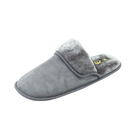 

New Starbay Brand Men s Faux Suede Slide Warm Slip-on Hotel Houes Indoor Slippers
