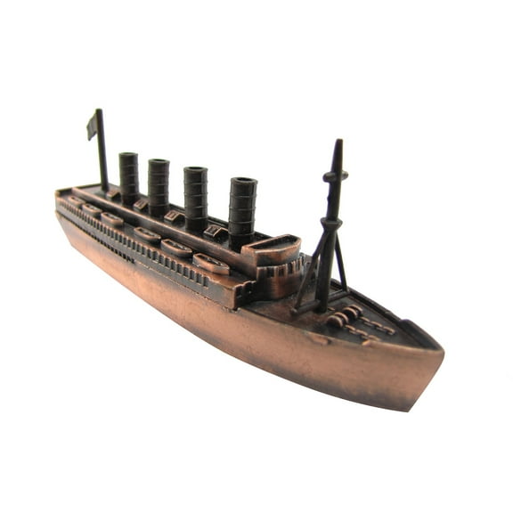 Metal Bronze Model Replica Cruise Ship Ocean Liner Die Cast Toy Pencil Sharpener