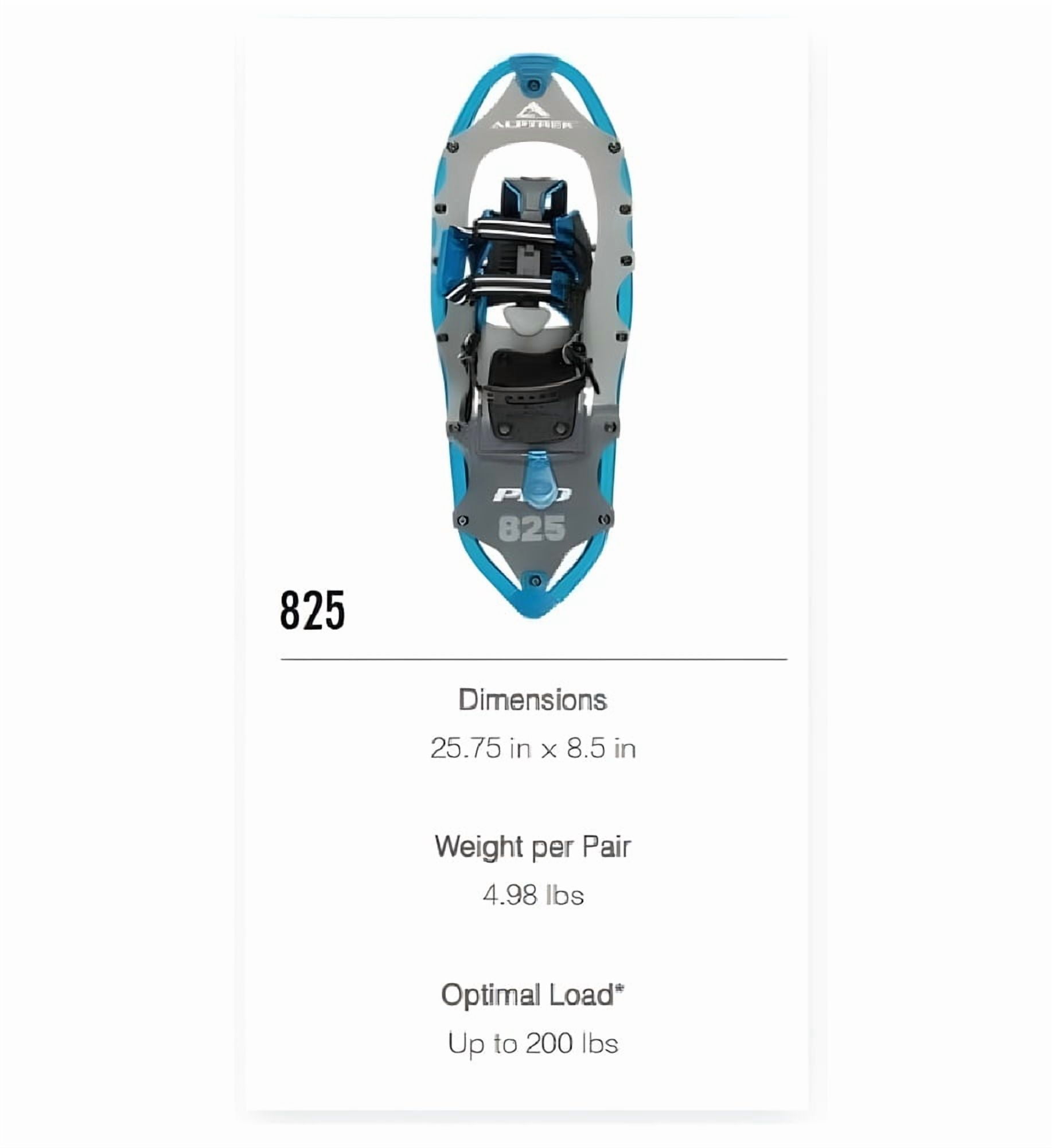 ALPTREK Pro SPIN Snowshoe Kit with Sawtooth Grips, Poles, and Case