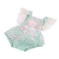 thumbnail image 3 of Bébés Filles Romper Bleu Clair Col Carré Sans Manches une Pièce, 3 of 6