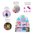 thumbnail image 3 of Olivia's Little World Princess Castle Wooden Dollhouse, 3 of 17